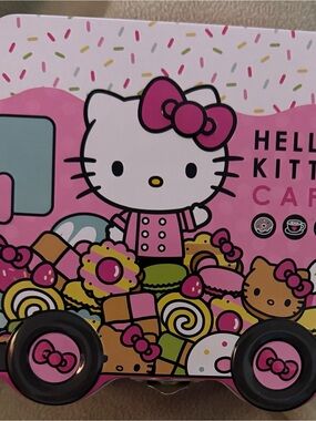 Hello Kitty Pink Candy Truck Tin